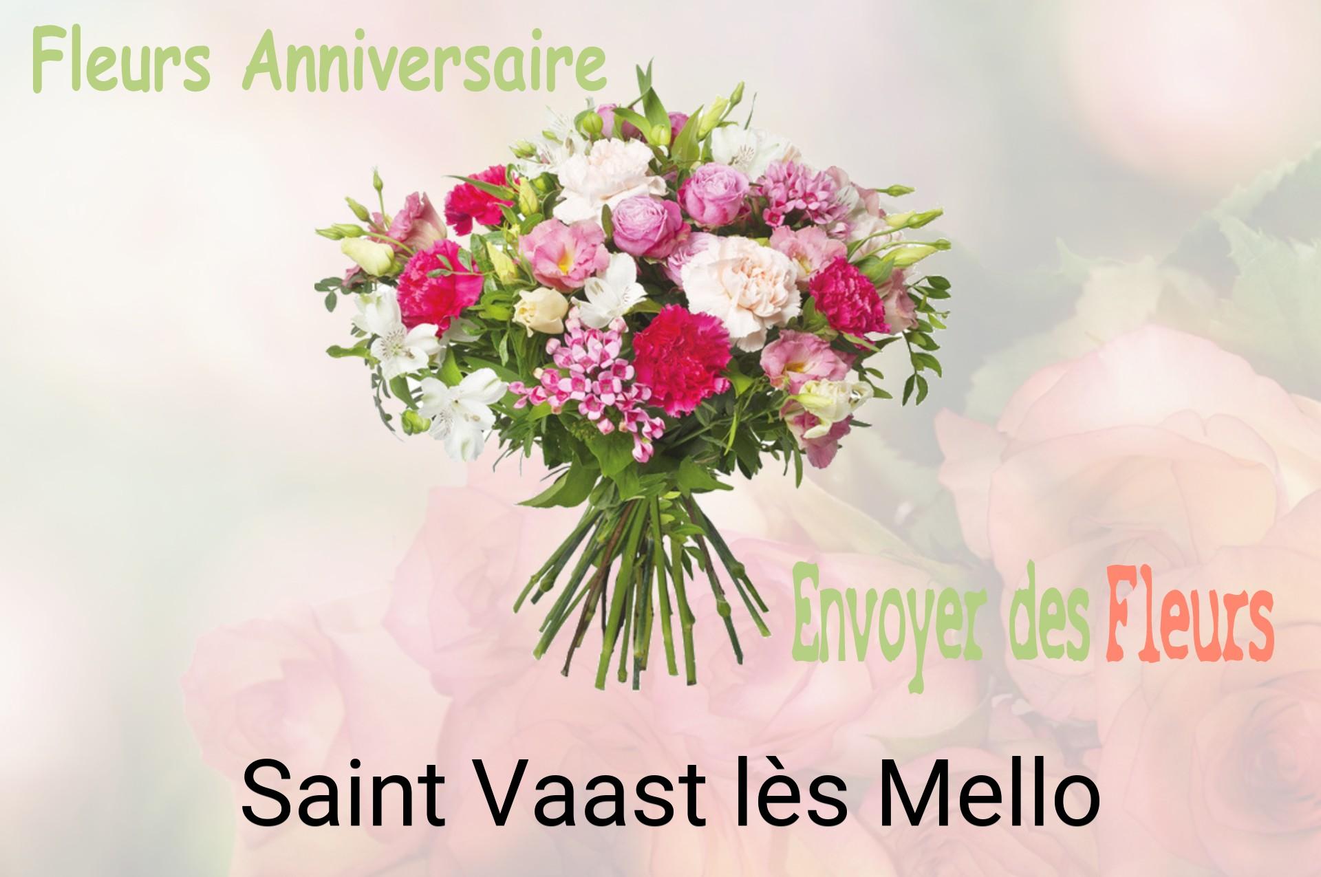 Bouquet de fleurs d’anniversaire livré à Saint-Vaast-lès-Mello