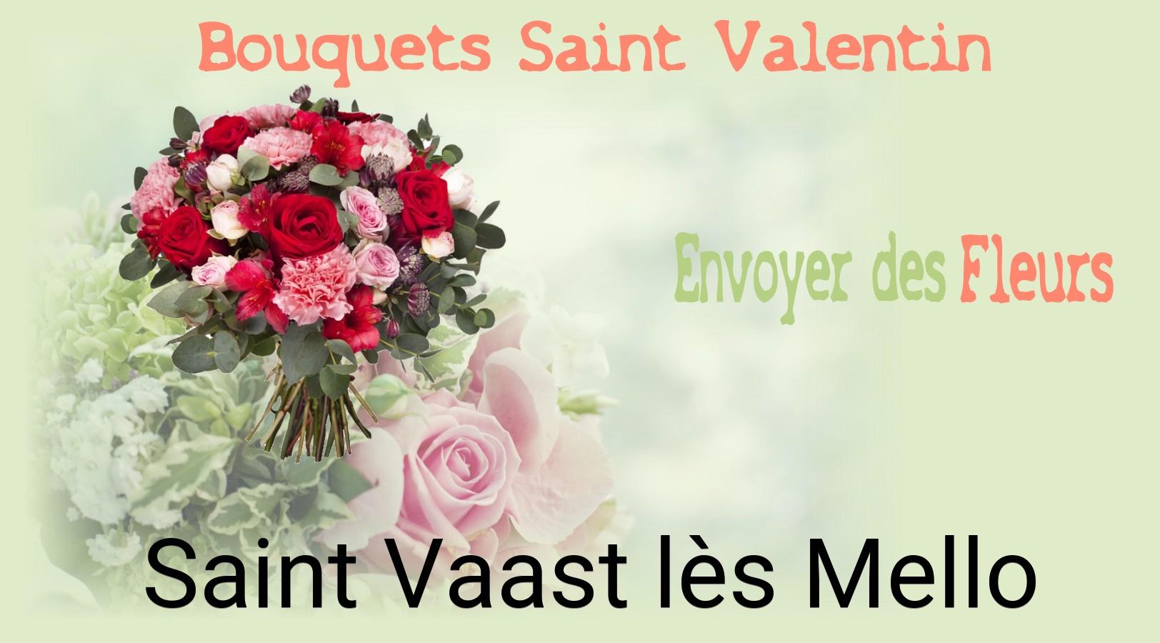 Roses de Saint-Valentin livrées à Saint-Vaast-lès-Mello